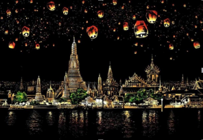 City Lights Scratch Art Kit – Reveal the Magic of a Vibrant Night City