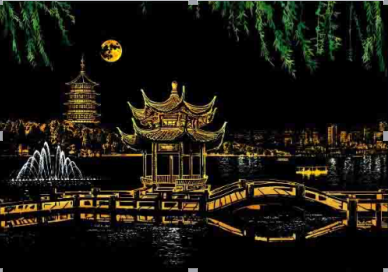 City Lights Scratch Art Kit – Reveal the Magic of a Vibrant Night City