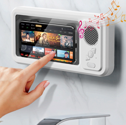 Bathroom Waterproof Bluetooth Speaker & Phone Holder Bracket