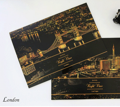 City Lights Scratch Art Kit – Reveal the Magic of a Vibrant Night City