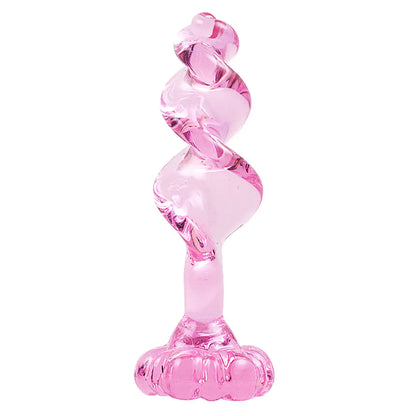 Crystal Glass G-spot Anal Plug for Couples