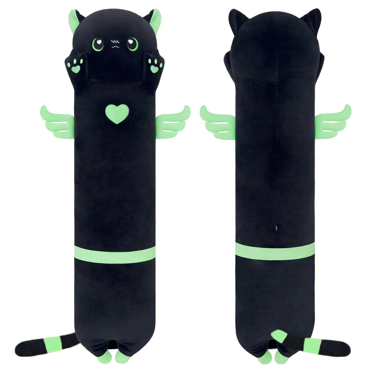 Midnight CuddleCat Body Pillow