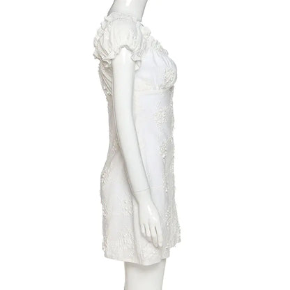 Summer V-Neck Bodycon Dress – Elegant & Curve-Enhancing