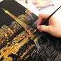 City Lights Scratch Art Kit – Reveal the Magic of a Vibrant Night City