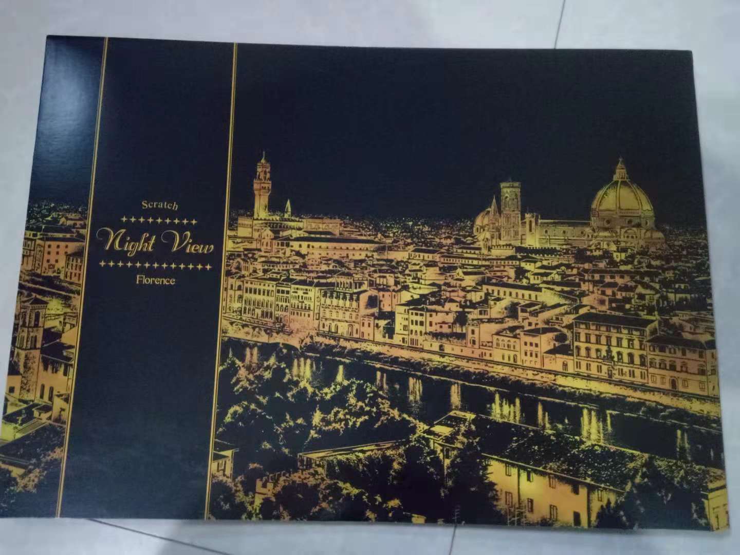 City Lights Scratch Art Kit – Reveal the Magic of a Vibrant Night City