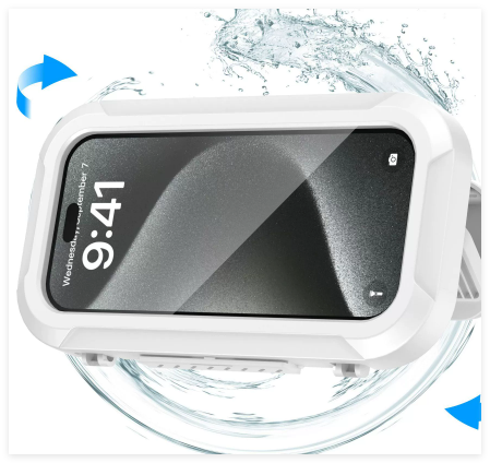 Bathroom Waterproof Bluetooth Speaker & Phone Holder Bracket