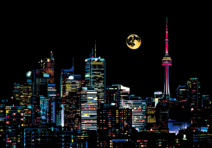 Reveal a Stunning City Night — One Scratch at a Time