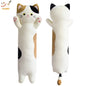 LONG CALICO CAT PLUSH BODY PILLOW – Soft, Cozy & Kawaii