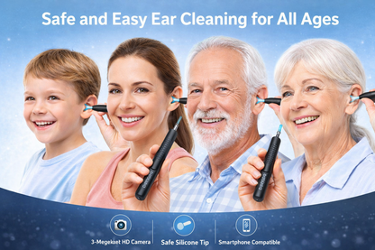Smart HD Ear Wax Removal Camera – Safe, Clear & Easy Ear Cleaning