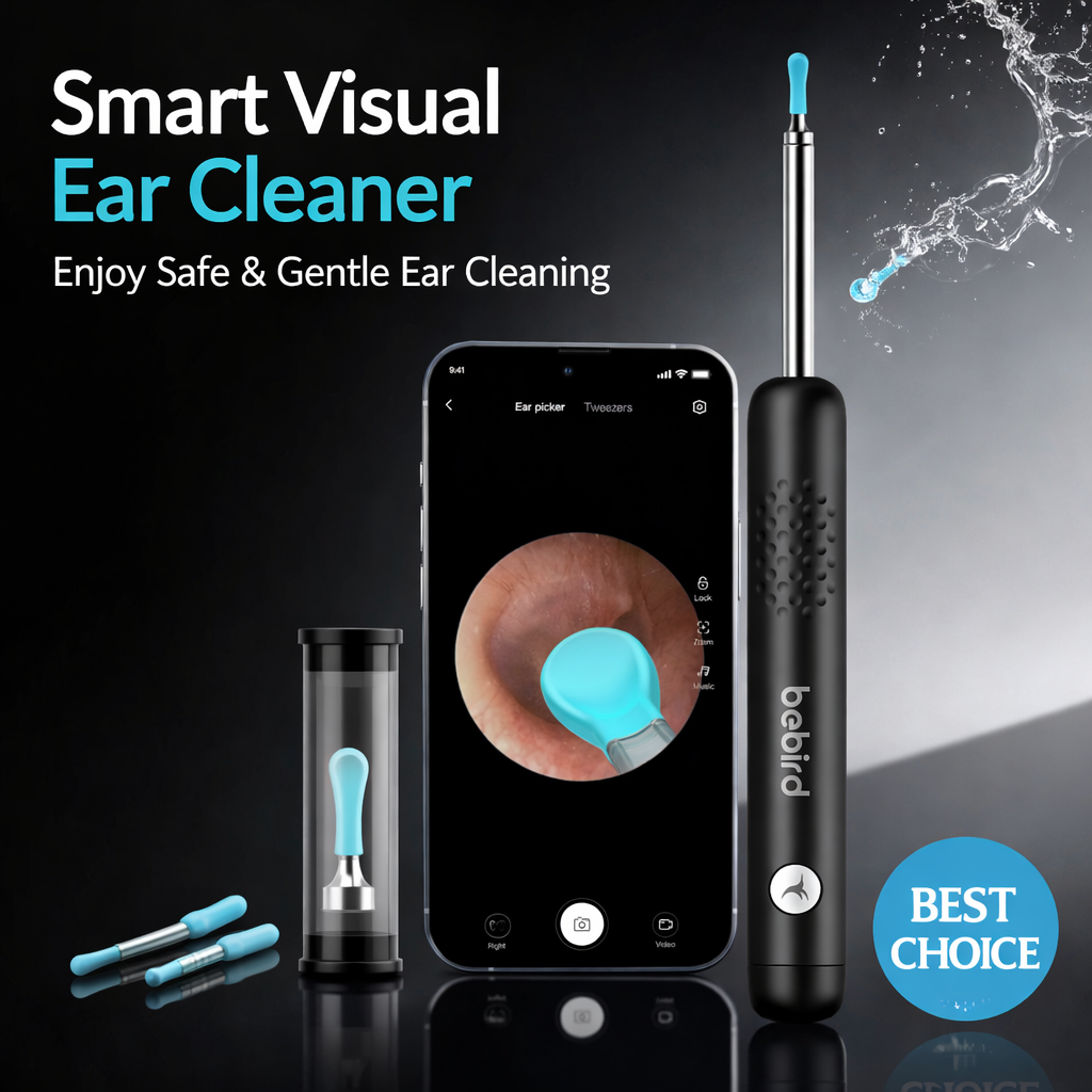 Smart HD Ear Wax Removal Camera – Safe, Clear & Easy Ear Cleaning