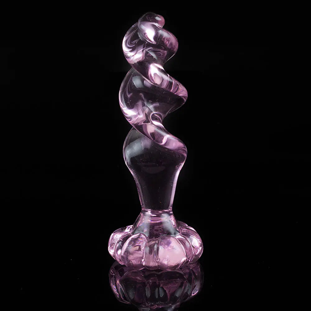 Crystal Glass G-spot Anal Plug for Couples