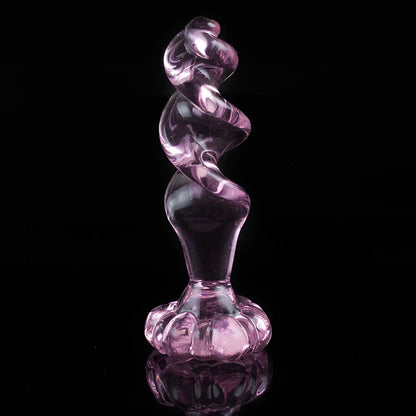 Crystal Glass G-spot Anal Plug for Couples